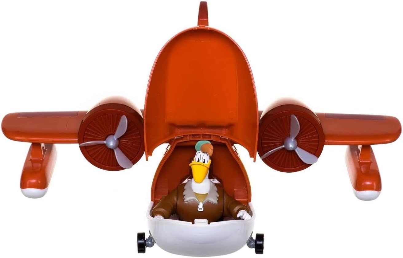 Amazon ディズニー ダックテイルズ ザ サンチェイサー ランチパッド マクワック 飛行機 フィギュア プレイセット Ducktales フィギュア ドール 通販