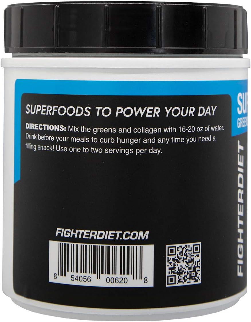 Fighterdiet Collagen & Greens Superfood - 625g: Health & Personal Care