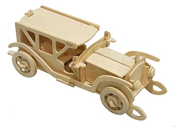 Fabrilla DIY 3D Wooden Puzzle Game Toys - Sumbeam Vintage Car
