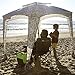 EasyGo Cabana - 6' X 6' - Beach & Sports Cabana Keeps You Cool and Comfortable. Easy Set-up and Take Down. Large Shade Area. More Elegant & Classier Than Beach Umbrella