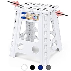 ACKO Folding Step Stool Foldable 16 Inch 400 lbs