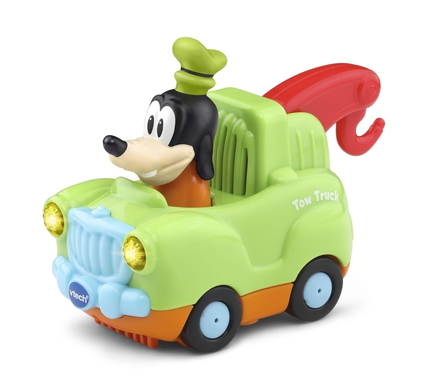 VTech 511303 Toot-Toot Drivers Disney Goofy's Tow Truck Toy, Multi-Colour