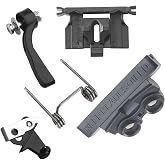 VRMETA DIY Hair Clippers Accessories Set Fixings Spring Tension and Cam follower fit Wahl Magic Clip 8148/8504/8591/1919 Repair Part (Black Accessories Set)
