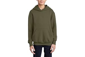 JustBlanks Youth Hoodies for Boys Girls Fleece Sweatshirt Children Pull on Hoody sweatshirt Youth Hooded Sweatshirt