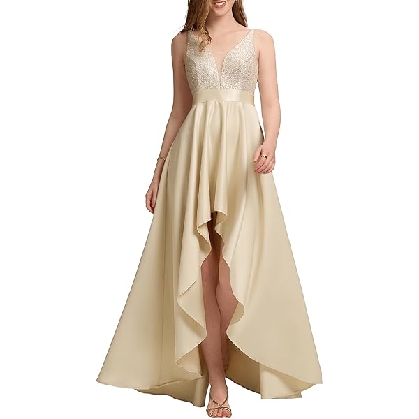 Amazon.com: Women's Lace Hi-Low Beaded Prom Evening Gown Cocktail Dress  Black US2 : Clothing, Shoes & Jewelry