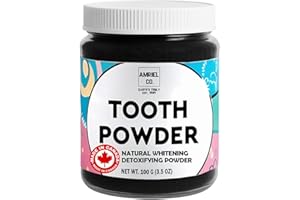 Tooth Powder 113g (4oz) |Made In Canada| – Natural Whitening & Detoxifying Powder for Strong, Healthy Teeth and Gums – Gentle