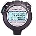ULTRAK 360 Stopwatch – Dual Split Memory Timer, Electro-Luminescent Display, Water-Resistant Sports Watch, Calendar and Alarm Timepiece, Coach's Training Tool