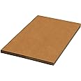 BOX USA Moving Corrugated Sheets large, 36"L x 42"W, 5-Pack | Corrugated Cardboard Sheets for Packing, Shipping and Storage 36x42
