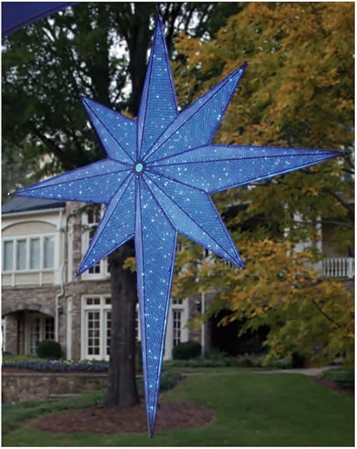 Amazon Com Bethlehem Lighting 72 Led Lighted Blue And Silver