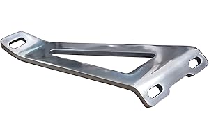 HTTMT MT289-001- Motorcycle Exhaust Hanger Brackets Compatible with Suzuki GSXR 600 750 1000 YZF R1 CHROMED