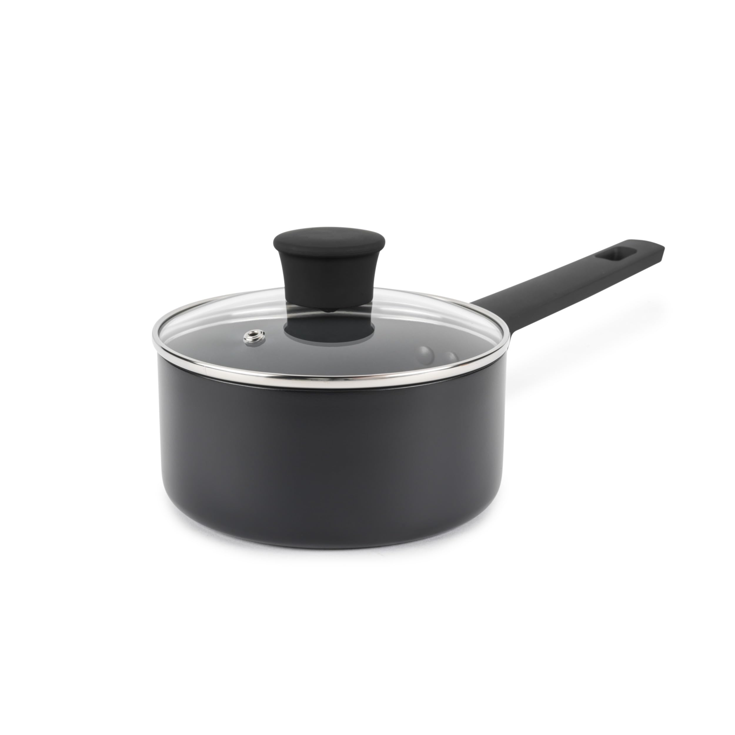 Russell Hobbs RH02839EU7 Shield 16cm Saucepan – Non-Stick Cooking Pot with Glass Lid, Induction Pan with 10x Tougher Coating*, Soft-Touch Handle, Easy-Clean Surface, Metal Utensil Safe, PFOA-Free — image 1