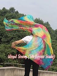 Winged Sirenny Large Silk Flex Flags for Prophetic