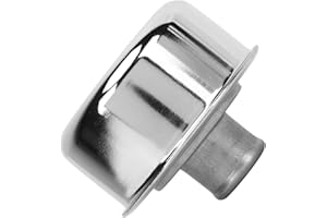 Valve Cover Breather, Oil Breather Push In Style Round Oil Filler for SBC SBF 327 350 302 454 502 1‑1/4in Hole Valve Cover