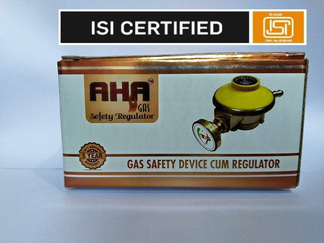 KV AHA Domestic Gas Safety Device/Metal Leak Detector/Regulator/on/Off Adaptor