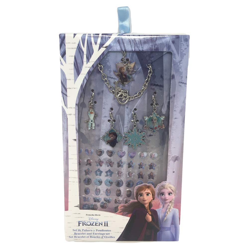 Disney Frozen - Bracelet with 5 Charms and Stickers 2 in CDU 8 U (KIDS WD20780)