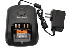GOODQBUY WPLN4232 WPLN4226A Rapid Charger Compatible with Motorola Radios XPR3500e XPR3300e XPR3000e XPR7550e XPR7580e XPR7350e XPR6550 XPR6500 XPR6580 XPR7350 XPR7550 APX900 APX1000 APX4000 PMNN4409 PMNN4077