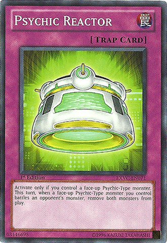 Yu-Gi-Oh! - Psychic Reactor (EXVC-EN071) - Extreme Victory - 1st Edition - Common