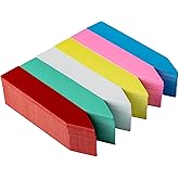 Crafjie 360 Pcs 4 inch Plastic Plant Nursery Garden Labels 6 Colors Pot Marker Garden Stake Tags Waterproof Plant Markers, Plant Labels for Seedling Garden Markers Tags, Vegetable Gardening Tags