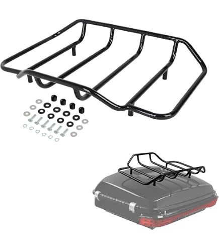 King Pack Trunk Tour Pak Backrest Mounting Rack For Harley Touring 2009-2013 EBa