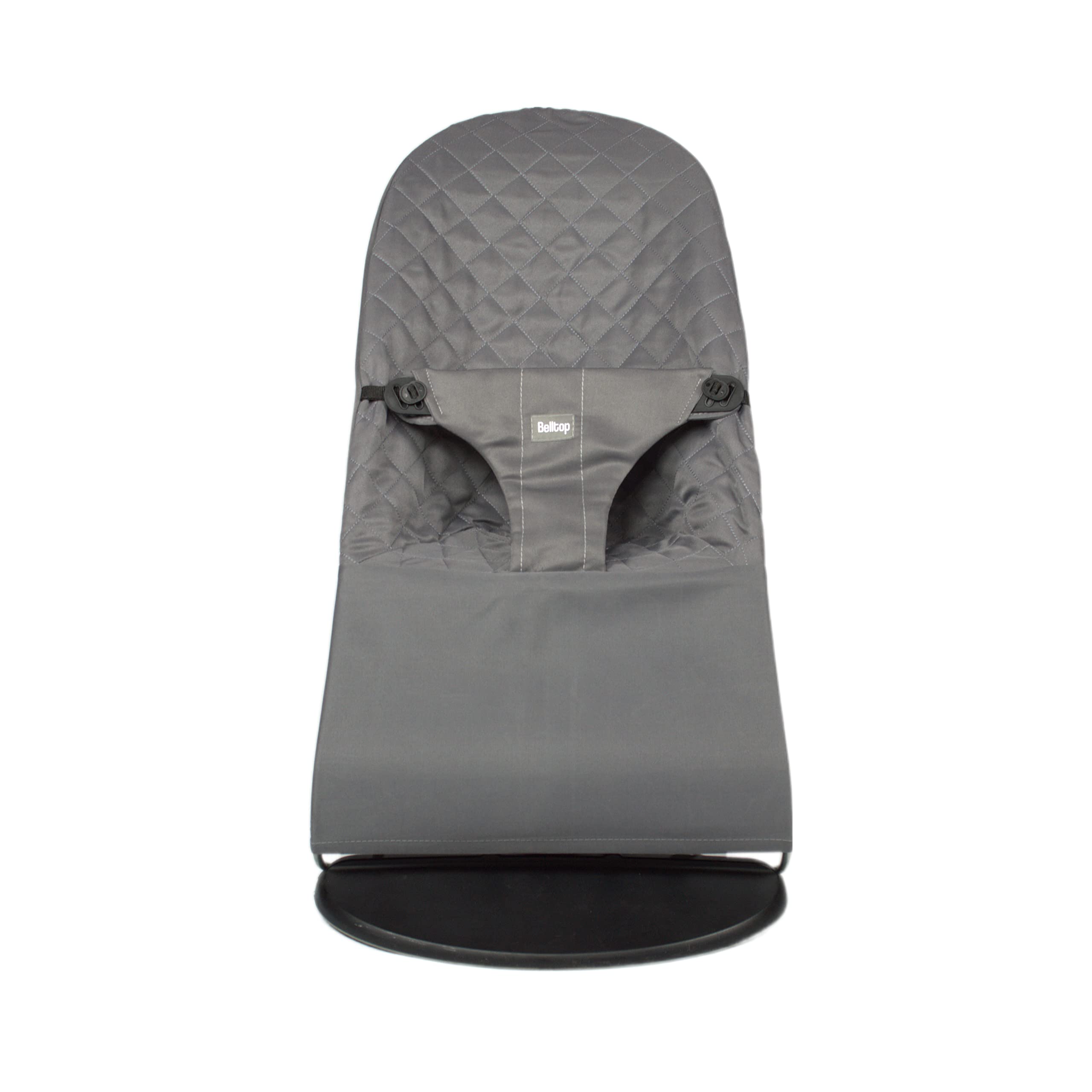 Fabric seat for Bouncer Belltop Compatible with Babyjörn Bouncer (Cover, seat): Balance, Soft & Bliss. Cover for Baby Bouncer. Baby seat for Hammock: Ergonomic fit. Hypoallergenic - Grey