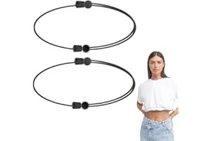 Crop Tuck Band Women, 2 Pieces Shirt Tuck Band Women, Adjustable Crop Top Bands For Tucking, Elastic CropBand For Tucking Shi