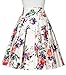Womens Vintage Skirts 50s 60s Floral Vintage Short Skirts C-7(S)