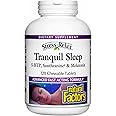 Natural Factors - Stress-Relax Tranquil Sleep, 5-HTP, Suntheanine & Melatonin, 120 Chewable Tablets