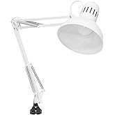 Studio Designs Swing Arm Lamp, 13-watt, White, 6.5" W x 7" D x 36" H