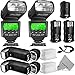 Altura Photo Studio Pro Flash Kit for Nikon DSLR Bundle with 2pcs I-TTL Flash AP-N1001, Dual Wireless Flash Trigger Set and Accessories