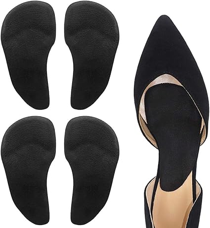 flat black shoes with arch support