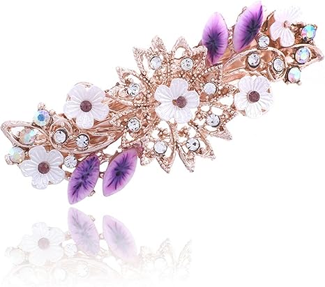 Amazon Co Jp Shiyongヘアクリップフラワーバレッタレジンフォーマルヘアクリップバレッタかわいいヘアピン帽子アクセサリー女性の女の子へのギフト ホーム キッチン