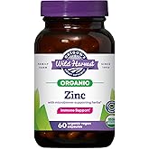 Oregon’s Wild Harvest Zinc – USDA Certified Organic, Vegan Capsules for Immune Support with Microbiome-Supporting Herbs – Non-GMO, 60 Count