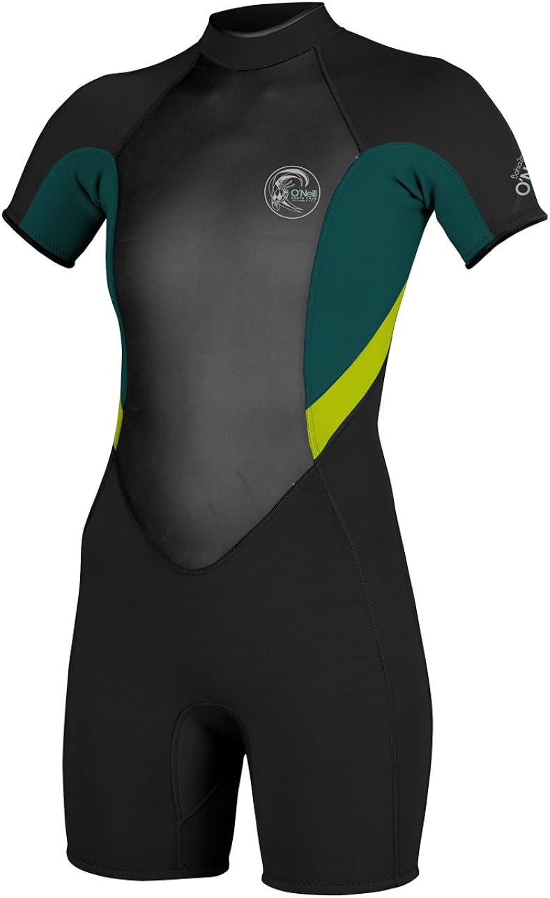 O'Neill Wetsuits Womens 2/1 mm Bahia Short Sleeve Spring
