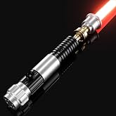 BSTSABER Lightsaber, Smooth Swing Dueling Light Saber App/Button Control | OBW Pixel Lightsaber, 34 Sets Sound Effects 12 Light Effects and 16 Colors Change, Metal Dueling Light Saber for Adults Gift