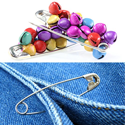 image for Pllieay 700 Pieces 7 Sizes Safety Pins Assorted Durable, Large Safety 