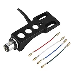 Phono Headshell with Wires, Universal Turntable