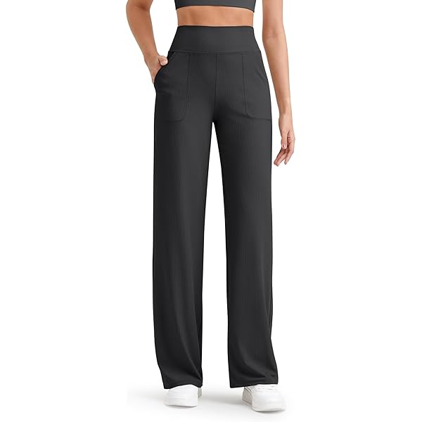 CRZ YOGA Dames Butterluxe High Waist Flare Pants 29- Wijde pijpen Bootcut Yogabroek met Zak Lounge Hot Fudge Bruin S