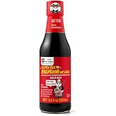 Sauce Grandmaster Gluten Free Dark Soy Sauce with Mushroom Umami, 8.5 fl oz | Naturally Brewed Wheat-Free Soy Sauce | Non-GMO, Vegan, Glass Bottle | Deep Color for Stir-Fry, Braising &amp; Noodles
