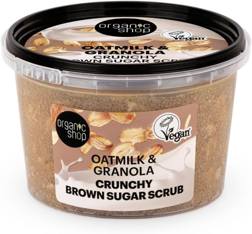 Organic Shop Organic 250ml Body Scrub Oatmilk & Crunchy Granola