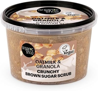 Organic Shop Organic 250ml Body Scrub Oatmilk & Crunchy Granola