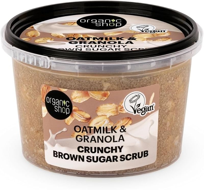 Organic Shop Organic 250ml Body Scrub Oatmilk & Crunchy Granola