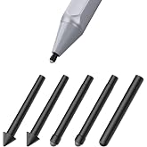 MoKo Pen Tips for Surface Pen (5 Packs, 2xHB/2x2H/H Type) | Tips Replacement Kit fit Microsoft Surface Pro 2017 Pen (Model 1776) / Surface Pro 4 Pen, Original Pen Nibs for Surface