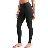 Colorfulkoala Dreamlux No Front Seam Leggings for Women 25"/28" Inseam, High Waisted Buttery Soft Yoga Pants