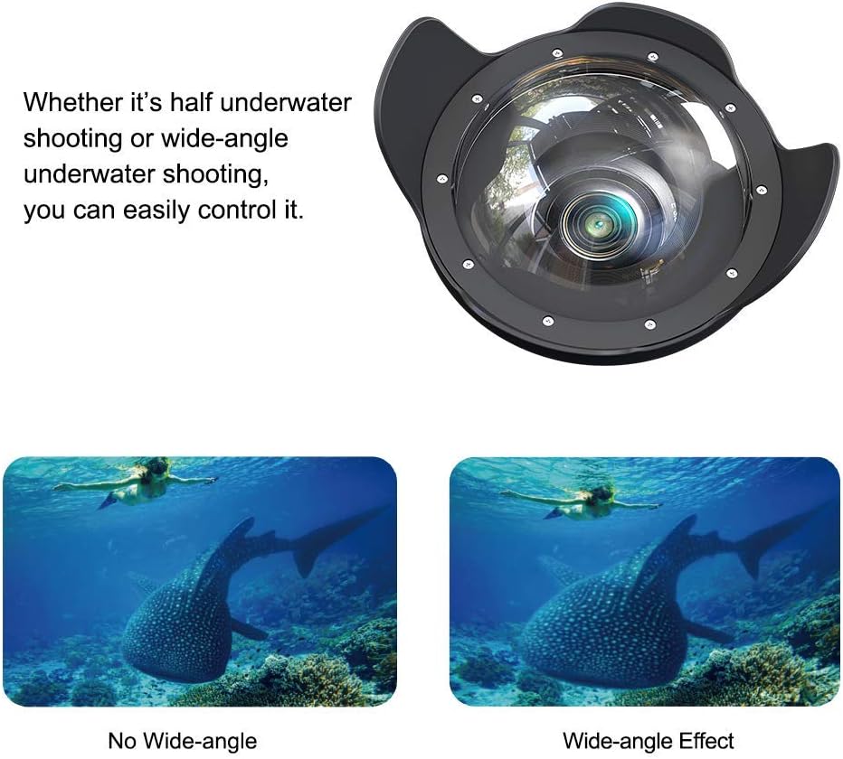 Sea frogs 8" Dry Dome Port for A6xxx series Salted Line & Sony a7 II(28-70mm/16-35mm/24-70mm) Panasonic GH5 (12-60mm) waterproof housing 40M/130FT - Image 4