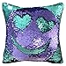 ICOSY Mermaid Sequin Pillow Case, Mermaid Toy Pillow Cover Decorative Cushion Cover Reversible Sequin Pillowcase Home Decor 16