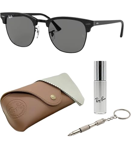 Amazon.com: Ray-Ban RB3016 Clubmaster Classic Square Shape Non