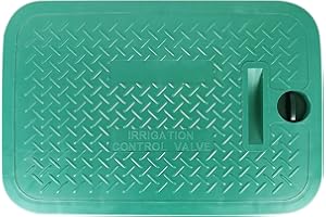 CUNGUV 12x17 Valve Box Cover Lid Sprinkler Valve Box Lid Replacement Rectangular for Outside Irrigation