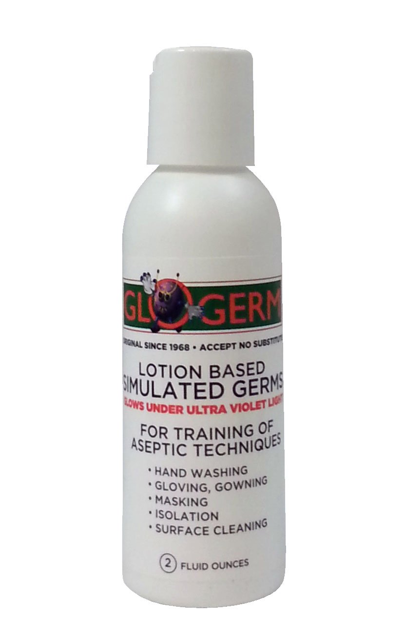 12 oz Glo Germ Gel 6 pack with light Beauty