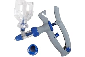 5ml Auto Injector Syringe Gun, Continuous Adjustable Livestock Syringe with Bottle Insertion, Accurate Injection Device for G