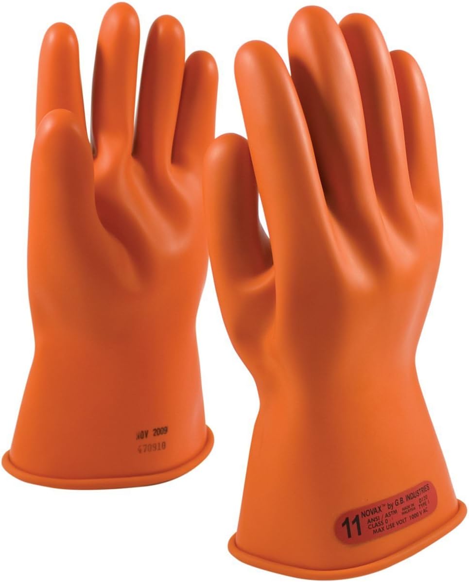 Stylera Safety Chemical/Water Resistant Latex Rubber Gloves Perfect for Industrial Use, Cloth, Car Washing -1 Pair